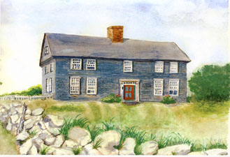 Stanton homestead painting
