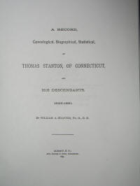 Thomas Stanton and His Decendents book